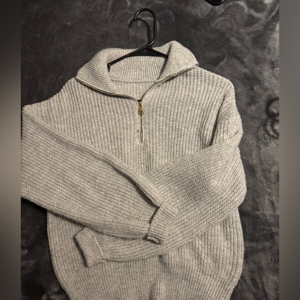 quarter zip sweater